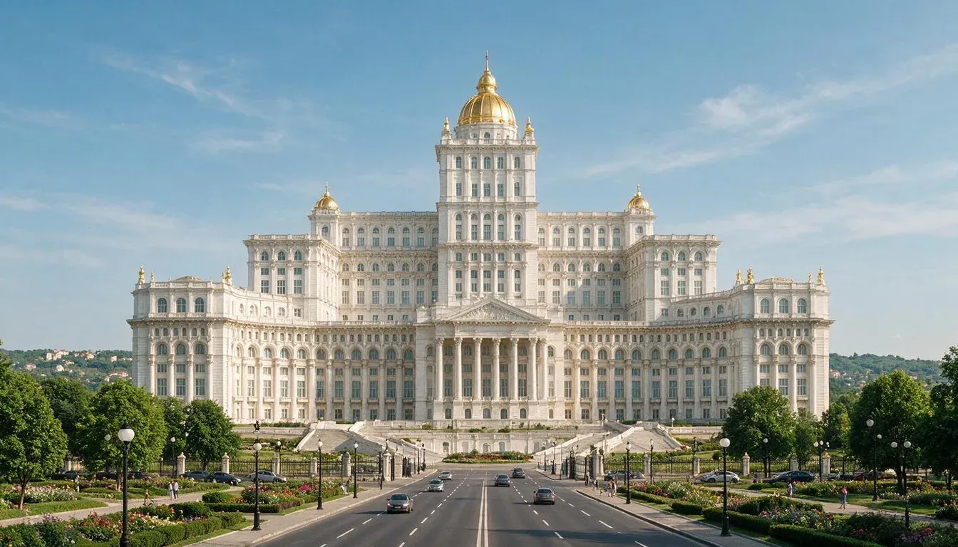 Palace of the Parliament, Bucharest - filming location in Romania