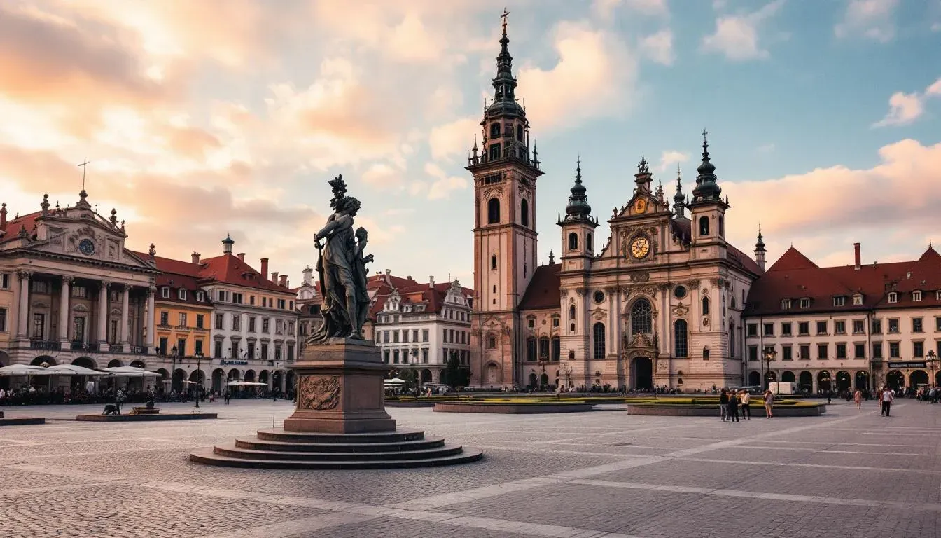Sibiu Grand Square - filming location in Romania