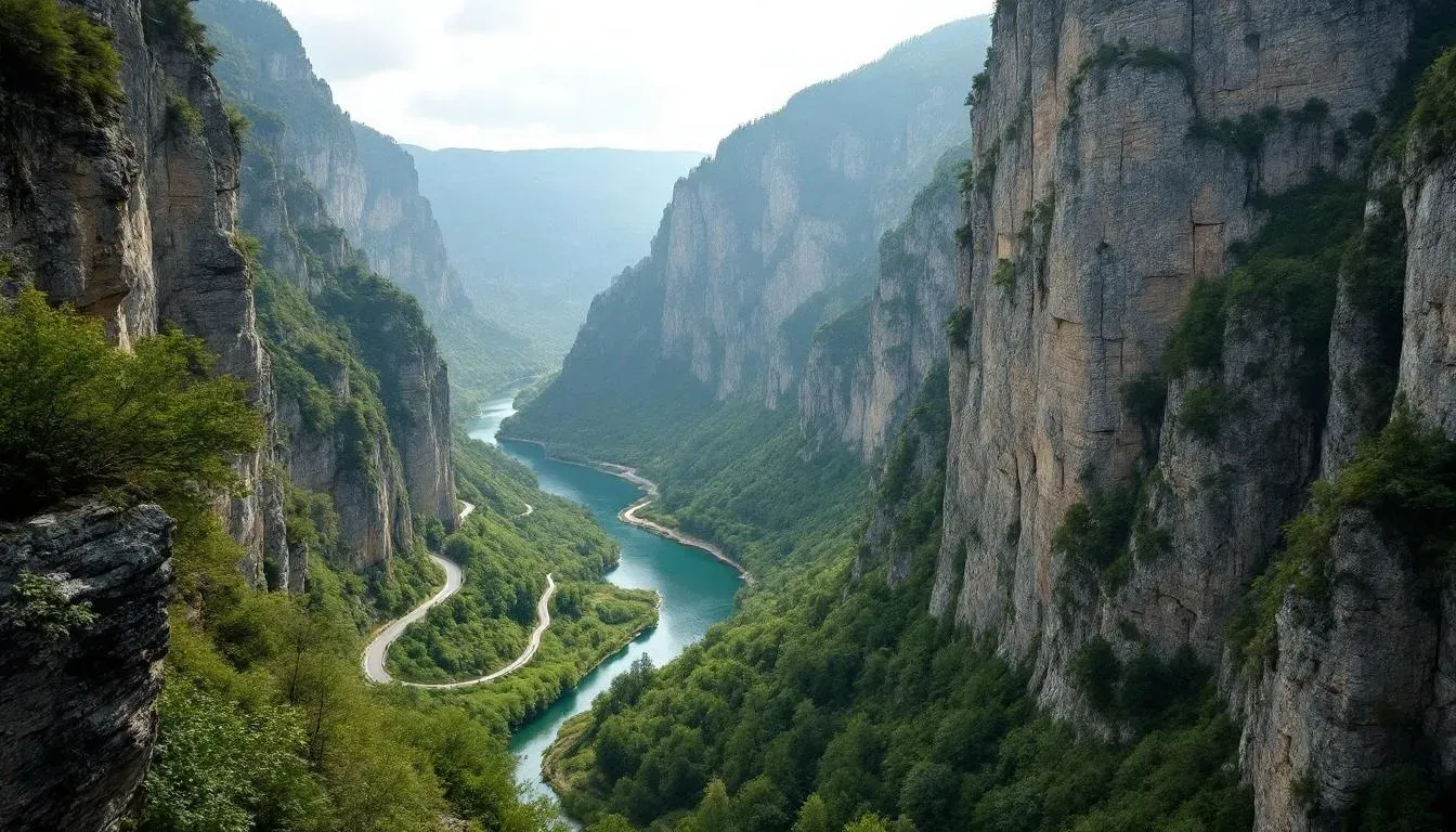 Gorges du Verdon - filming location in Romania